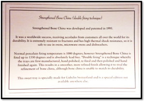 Strengthen Bone China Certification